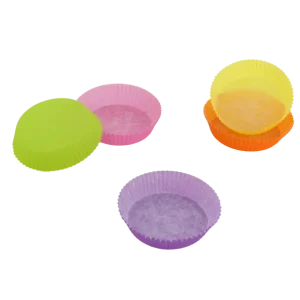 1000 caissettes couleurs assorties 70×20 mm