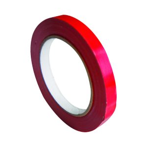 24 rouleaux adhésifs rouge pour scelleuse 12 mm x 66 m