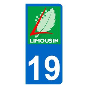 Autocollant Plaque Corrèze