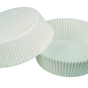 1000 caissettes silisées blanches 90x40x25 mm