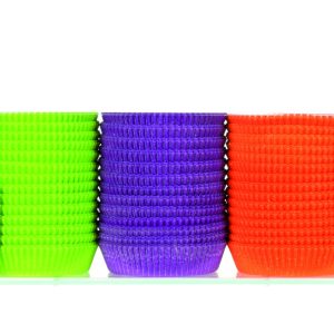 1000 caissettes couleurs assorties