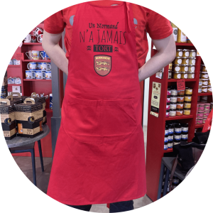 Tablier cuisine chef homme made in Normandie
