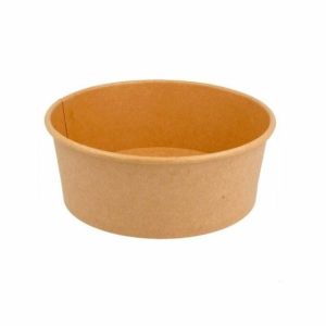 300 pots à salade kraft brun 750 ml