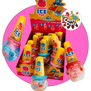 sucette ice crunchy pop gel et bonbons