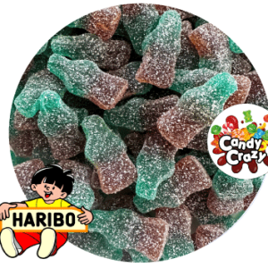 Bouteille cola verte HARIBO 100gr