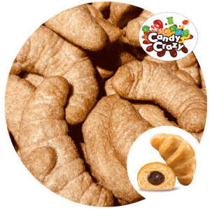 Croissants marshmallows fourrés au chocolat Bulgari X 4