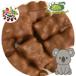 Koalas en guimauve enrobés de chocolat lait X3 – Lutti