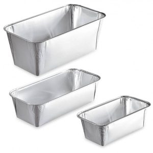 100 Moules à Cake en Aluminium