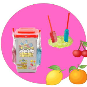 Sucette et sa poudre popping garbage PARFUM TUTTI FRUTTI