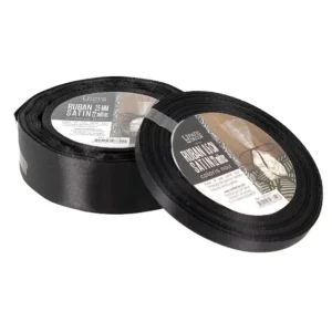 Cerf Dellier Ruban Noir Satin (22 M) Patisdecor  Best Sale