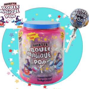 Sucette boule magique