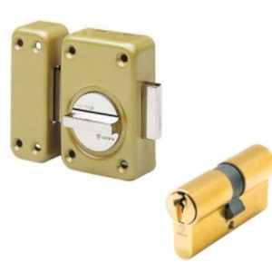 Verrous et cylindre s&rsquo;entrouvrant V136/7101 Vachette 7640