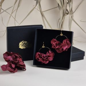 Boucles d&rsquo;oreilles Burgundy